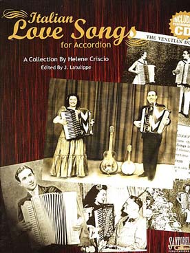 Illustration de ITALIAN LOVE SONGS FOR ACCORDION avec CD