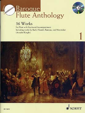 Illustration baroque flute anthology vol. 1 + cd