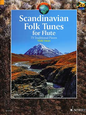Illustration de SCANDINAVIAN FOLK TUNES pour flûte : 73 airs traditionnels avec CD play-along