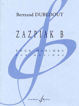 Illustration dubedout zazpiak b pour marimba