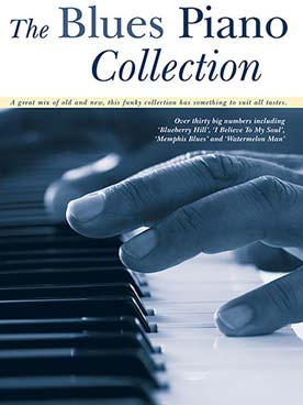Illustration blues piano collection