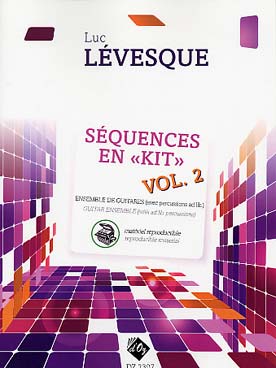 Illustration de Séquences en "kit" pour ensemble de guitares et percussions ad lib. - Vol. 2