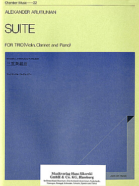 Illustration aroutiunian suite for trio