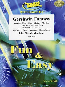 Illustration de GERSHWIN FANTASY pour duo et harmonie