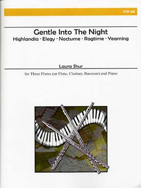 Illustration de Gentle into the night pour flûte, hautbois, clarinette, basson et piano