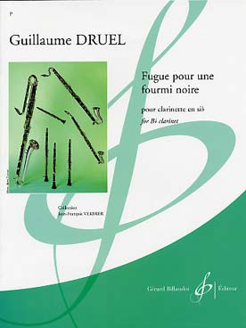 Illustration druel fugue pour une fourmi noire