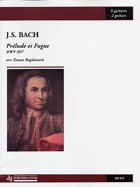 Illustration bach js prelude et fugue bwv 997