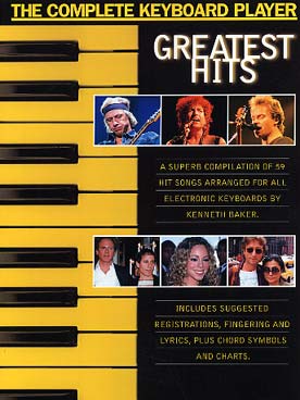 Illustration complete keyboard player greatest hits