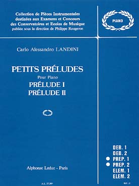 Illustration de Petits préludes - Préludes N° 1 et 2   