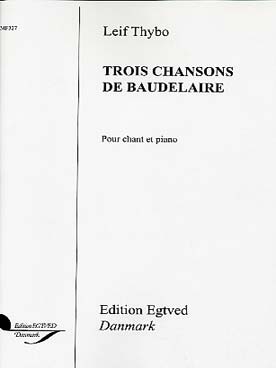 Illustration de 3 Chansons de Baudelaire pour chant et piano