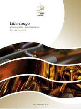 Illustration de Libertango, arr. pour ens. de saxophones