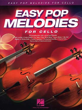 Illustration easy pop melodies violoncelle