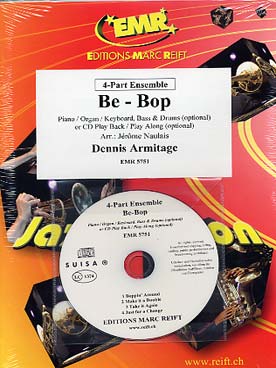 Illustration album 4-part ensemble be-bop avec cd