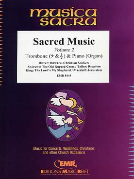 Illustration de SACRED MUSIC - Vol. 2 pour trombone et piano (ou orgue)