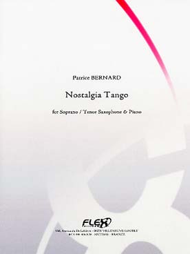 Illustration de Nostalgia tango pour saxophone si b
