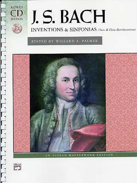 Illustration de Inventions à 2 et 3 voix BWV 772-801 - éd. Alfred