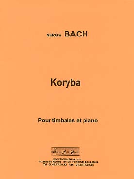 Illustration bach s koryba pour timbales et piano