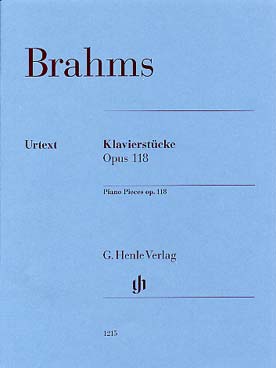 Illustration de 6 Klavierstücke op. 118 - éd. Henle