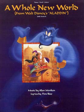 Illustration de A Whole new world d'Aladdin (P/V/G)