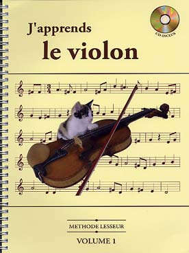 Illustration lesseur j'apprends le violon vol. 1