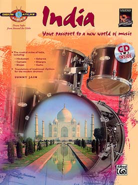 Illustration de DRUM ATLAS SERIES avec CD - India