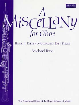 Illustration de A Miscellany for oboe - Vol. 2 : 22 pièces faciles