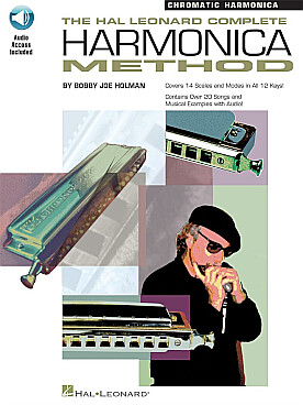 Illustration de The Hal Leonard complete harmonica method  - Harmonica chromatique