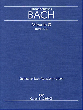 Illustration bach js missa bwv 236 en sol maj