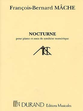 Illustration mache nocturne avec sons de synthese cd