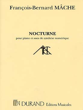 Illustration de Nocturne pour piano et sons de synthèse numérique sur CD