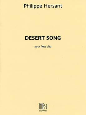 Illustration de Desert song pour flûte alto