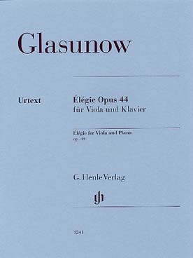 Illustration glazounov elegie op. 44