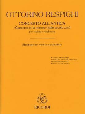 Illustration de Concerto all'antica dans le style du 18e siècle