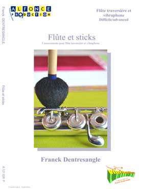 Illustration dentresangle flute et sticks
