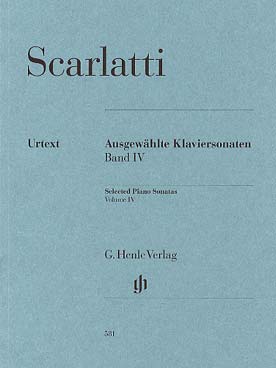Illustration scarlatti choix de sonates vol. 4
