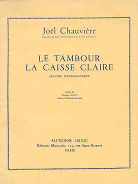 Illustration chauviere le tambour, la caisse claire