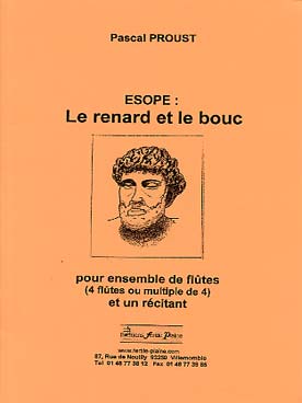 Illustration de Esope : le renard et le bouc pour ensemble de flûtes (4 ou multiple)