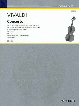 Illustration vivaldi concerto op. 12/1 en sol min