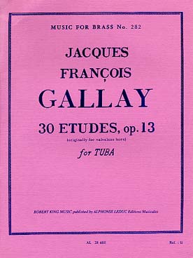 Illustration gallay etudes (30) op. 13