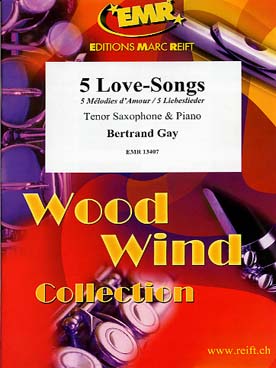 Illustration gay love-songs (5) saxo tenor