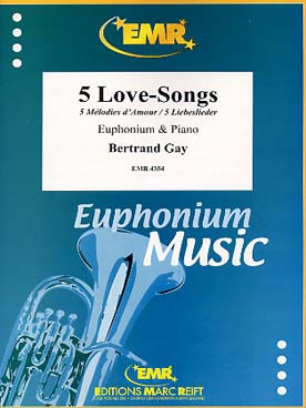 Illustration de 5 Love-songs (Mélodies d'amour) pour euphonium et piano