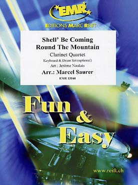 Illustration de Shell' Be Comming - Round the Moutain pour quatuor de clarinettes avec percussion et piano en option