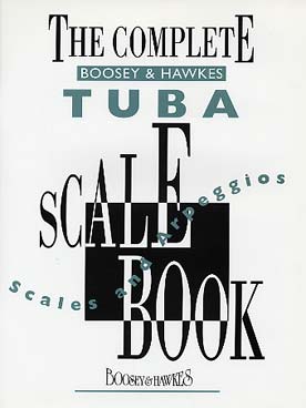 Illustration complete boosey & hawkes tuba scale