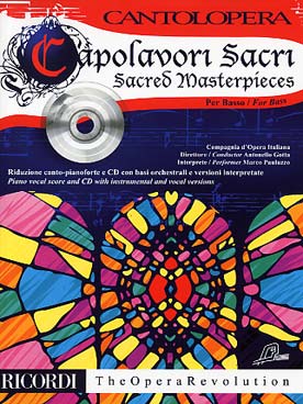 Illustration capolavori sacred masterpieces basse+cd