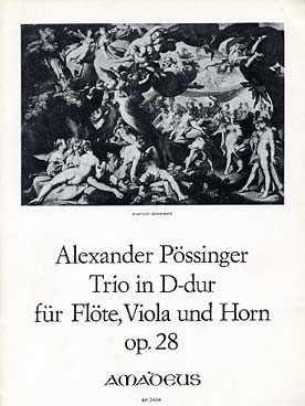 Illustration de Trio op. 28 en ré M pour flûte, alto et cor