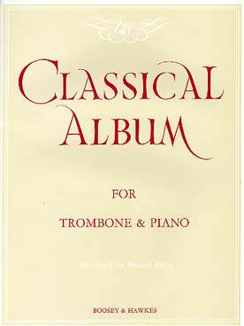 Illustration de CLASSICAL ALBUM for trombone    