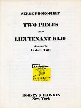 Illustration de 2 Pieces du Lieutenant Kije : Wedding of Kije, Troïka (conducteur seul)