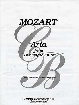 Illustration de Aria extrait de la Flûte enchantée