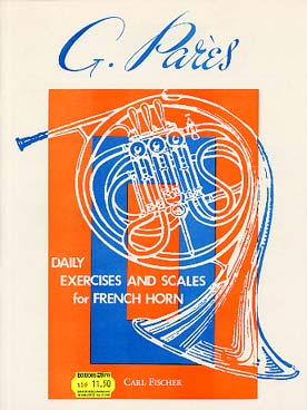 Illustration de Études journalières et gammes pour cor