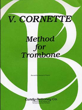 Illustration cornette method for trombone